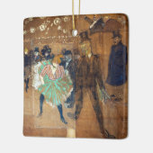 アンリ・ド・トゥールーズ・ロートレック – ダンス・アット・ザ・ルージュ セラミックオーナメント (左)