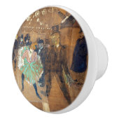 アンリ・ド・トゥールーズ・ロートレック – ダンス・アット・ザ・ルージュ セラミックノブ (右)