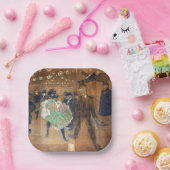 アンリ・ド・トゥールーズ・ロートレック – ダンス・アット・ザ・ルージュ ペーパープレート (パーティー)