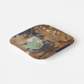 アンリ・ド・トゥールーズ・ロートレック – ダンス・アット・ザ・ルージュ ペーパープレート (傾斜あり)