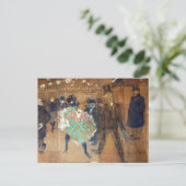 アンリ・ド・トゥールーズ・ロートレック – ダンス・アット・ザ・ルージュ ポストカード (スタンド正面)