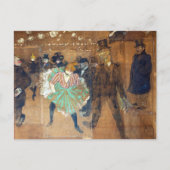 アンリ・ド・トゥールーズ・ロートレック – ダンス・アット・ザ・ルージュ ポストカード (正面)