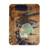 アンリ・ド・トゥールーズ・ロートレック – ダンス・アット・ザ・ルージュ マグネット (縦)