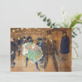 アンリ・ド・トゥールーズ・ロートレック – ダンス・アット・ザ・ルージュ 招待状 (スタンド正面)