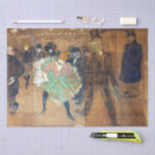 アンリ・ド・トゥールーズ・ロートレック – ダンス・アット・ザ・ルージュ 薄葉紙 (クラフト)