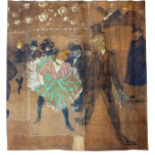 アンリ・ド・トゥールーズ＝ロートレック - ルージュのダンス シャワーカーテン (正面)