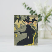 アンリ・ド・トゥールーズ・ロートレック – Divan Japonais サンキューカード (スタンド正面)