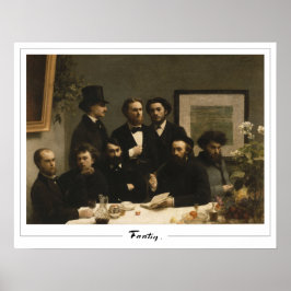 アンリ・ファンタン=ラトゥールの熱狂的なアートのポスター#522 ポスター