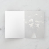 アンリ·ファンティン·ラトゥール·菊の白い花瓶 カード (内部)