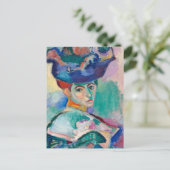 アンリ・マティスの帽子をかぶった女性 シーズンポストカード (スタンド正面)