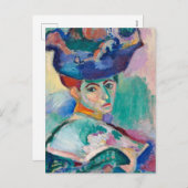 アンリ・マティスの帽子をかぶった女性 シーズンポストカード (正面/裏面)