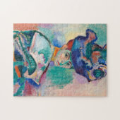 アンリ・マティスの帽子をかぶった女性 ジグソーパズル (横)