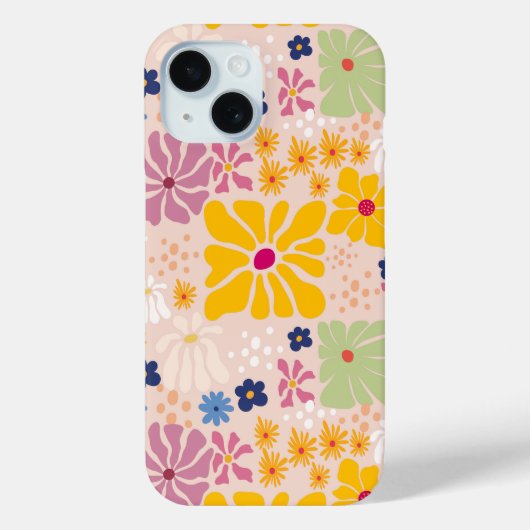 アンリ・マティス 花柄 シームレス パターン Case-Mate iPhoneケース (裏面)
