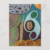 『アンリ』モダン抽象芸術絵葉書 ポストカード (正面)