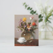 アンリ・ラトゥール花瓶とコーヒーカップ ポストカード (スタンド正面)