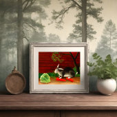 アンリ・ルソーによるうさぎの食事 ポスター