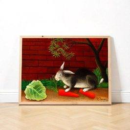 アンリ・ルソーによるうさぎの食事 ポスター