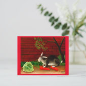 アンリ・ルソーによるうさぎの食事 ポストカード (スタンド正面)