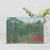 アンリ・ルソーによる滝、ヴィンテージ ファイン アート (スタンド正面)