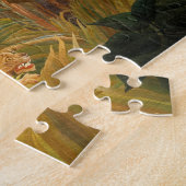 アンリ・ルソーによる熱帯性嵐の中のトラ ジグソーパズル (側面)