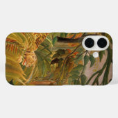 アンリ・ルソーによる熱帯性嵐の中のトラ Case-Mate iPhoneケース (裏面 (横))