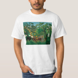 アンリ・ルソーのエキゾチックな景色のTシャツ Tシャツ
