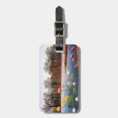 アンリ・ルソーのフラミンゴの荷物のラベル ラゲッジタグ (正面縦)