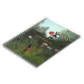 アンリ・ルソーのヴァージン林と夕日 ノートブック (左側)