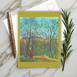 アンリ・ルソーの森の森の中の散歩 ポストカード