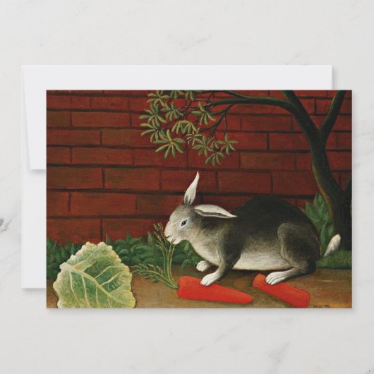 アンリ・ルソーの絵画、ウサギ カード (正面)