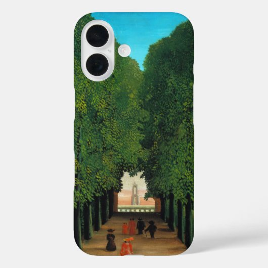 アンリ・ルソー作「サン・クルードの公園の並木」 Case-Mate iPhoneケース (裏面)