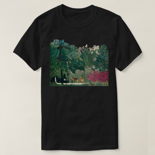 アンリ・ルソー作「滝」1910 1 Tシャツ (デザイン正面)