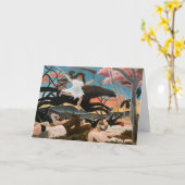 アンリ・ルソー戦争 カード (黄色い花)