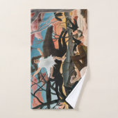 アンリ・ルソー戦争 バスタオルセット (ハンドタオル)