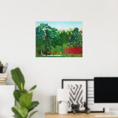 アンリ・ルソー滝のポスター ポスター (ホームオフィス)