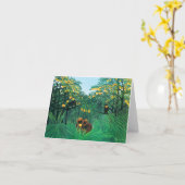 アンリ・ルソー熱帯地方 カード (黄色い花)