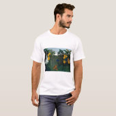 アンリ・ルソー獅子植物画のレパス Tシャツ (正面フル)