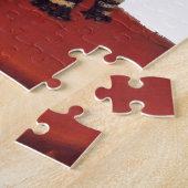 アンリ・ルソー著虎猫猫 ジグソーパズル (側面)