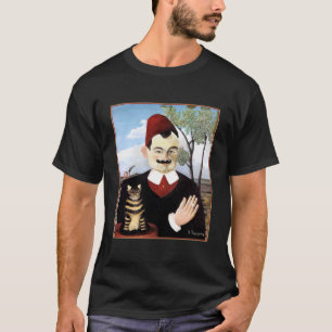 アンリ・ルソー著"人及び猫" Tシャツ