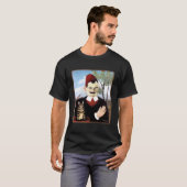 アンリ・ルソー著「Man & Cat」 Tシャツ (正面フル)