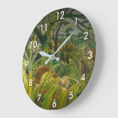 アンリ・ルソー驚いた! ラージ壁時計 (傾斜)