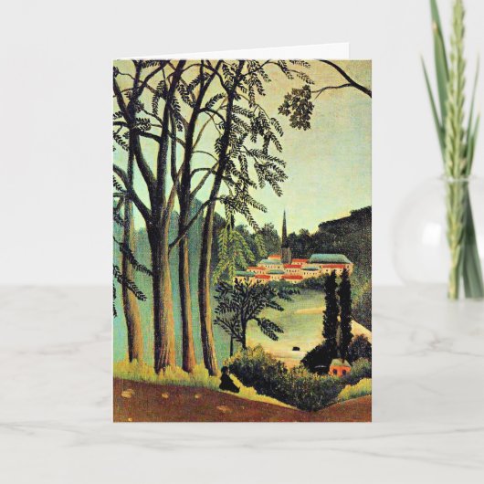 アンリ・ルソー・アートView of Saint Cloud カード (正面)