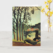 アンリ・ルソー・アートView of Saint Cloud カード (黄色い花)