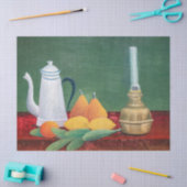 アンリ・ルソー - コーヒーポットのある静物画 薄葉紙 (クラフト)