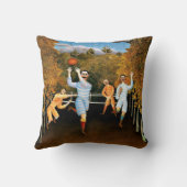 アンリ・ルソー – サッカー選手 クッション (裏面)