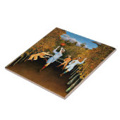 アンリ・ルソー – サッカー選手 タイル (側面)