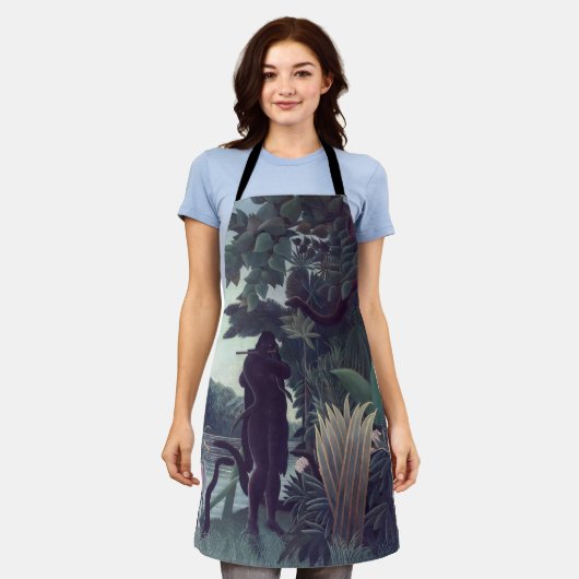 アンリ・ルソー – ザスネークシャーマー エプロン (着用した状態)