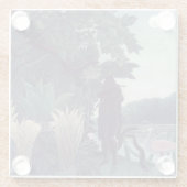 アンリ・ルソー – ザスネークシャーマー ガラスコースター (裏面)