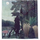 アンリ・ルソー – ザスネークシャーマー シャワーカーテン (正面)