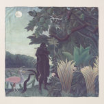 アンリ・ルソー – ザスネークシャーマー スカーフ<br><div class="desc">The Snake Charmer / La Charmeuse de serpents - Henri Rousseau, 1907 (別名Douanier Rousseau)</div>